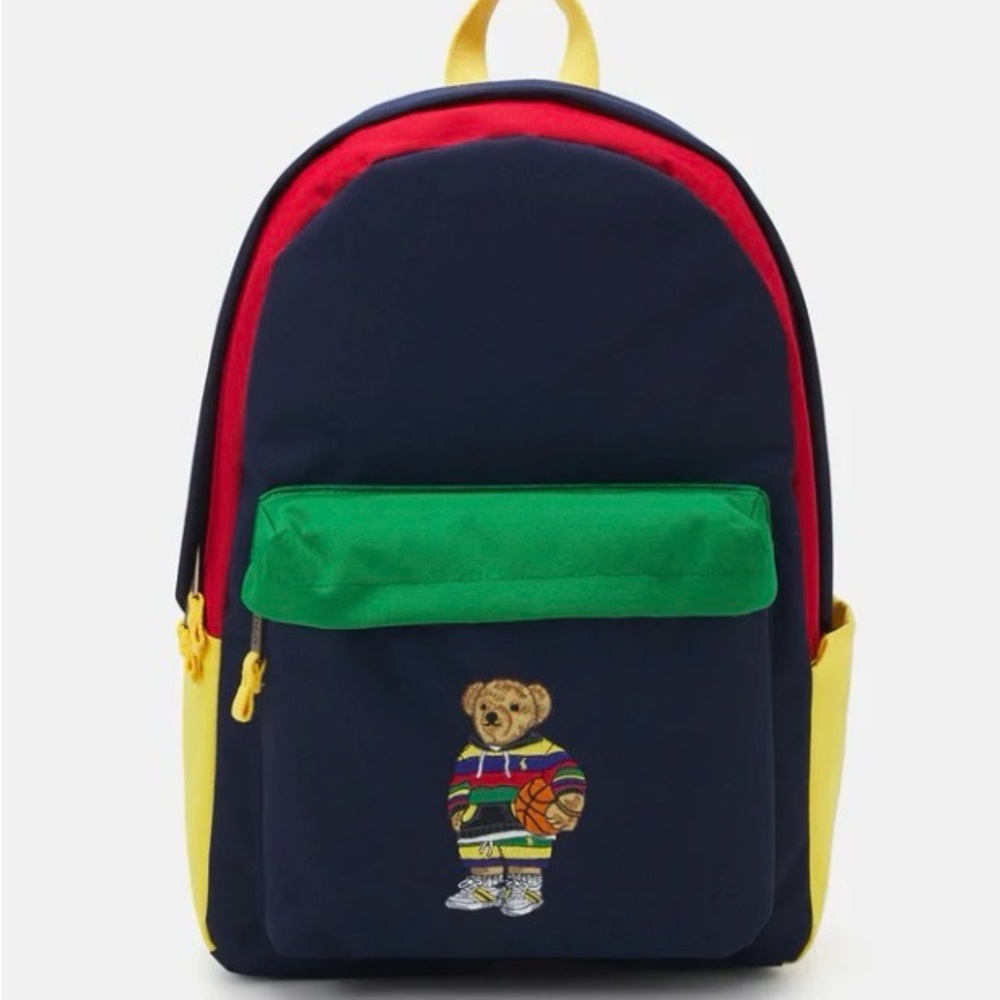 POLO RALPH LAUREN BASKETBALL BEAR BACKPACK